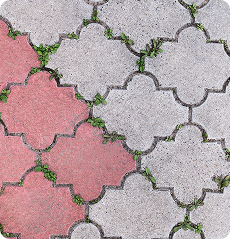 Decorative paver pattern